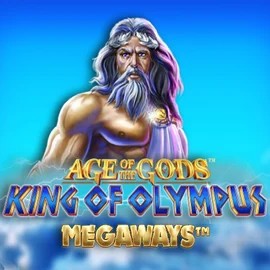 Age Of The Gods: King of Olympus Megaways logo – Slots by Origins at SkyHills Casino