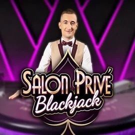 Blackjack Salon Privé slot visual from Ezugi available on sskyhills.com