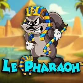 Le Pharaoh slot logo by Hacksaw Gaming at SkyHills Casino